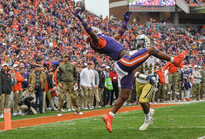 Tyler Brown's one-handed catch typified how Clemson made plays when they needed to and the Jackets didn't on Saturday 