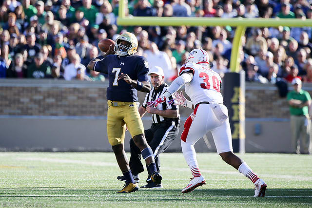 Wimbush incurred a right foot injury this past weekend, so the Irish are taking a day-to-day approach in assessing his availability for the game versus the Tar Heels on Saturday.
