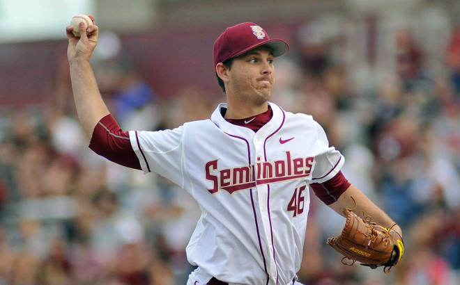 Junior pitcher Drew Carlton lasted 5.2 innings in Florida State's 3-0 loss to Virginia Commonwealth on Friday to open the season.