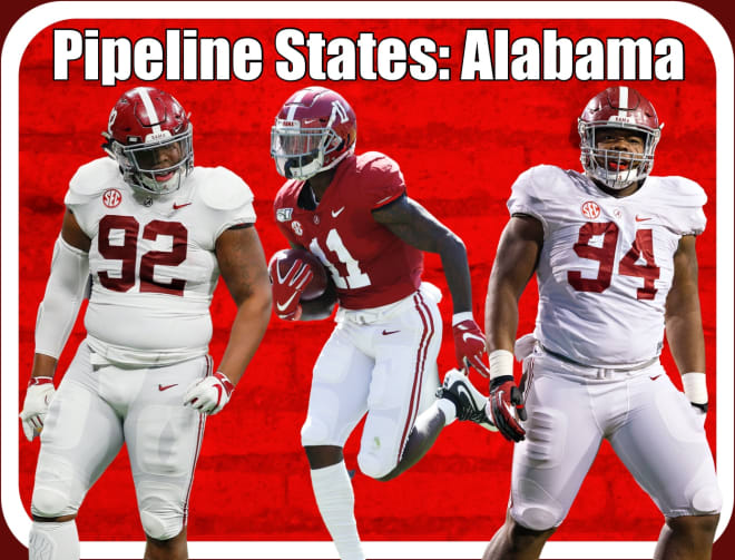 Some of the Alabama Crimson Tide's best players grew up inside the state of Alabama (Graphic by Kyle Henderson)