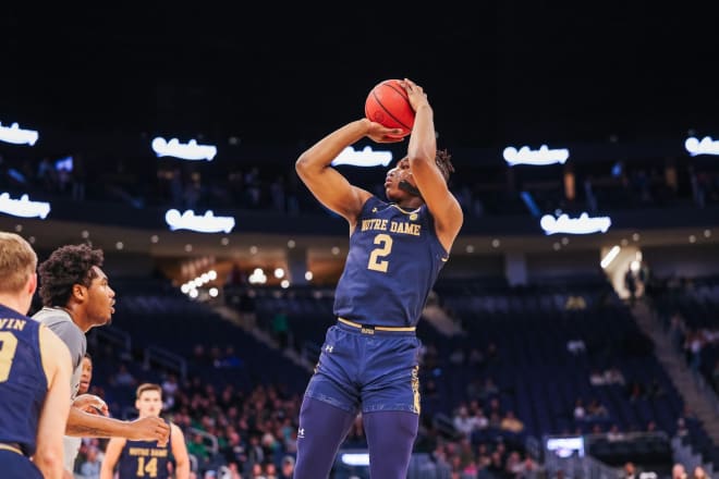 Freshman Ven-Allen Lubin was a rare bright spot for Notre Dame in its 63-51 loss to St. Bonaventure on Friday.