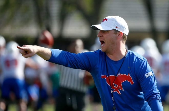 Rhett Lashlee has been SMU's offensive coordinator the last two years.