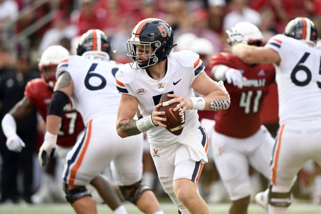 Brennan Armstrong rallied the Hoos from a 17-point hole in the fourth quarter on Saturday.