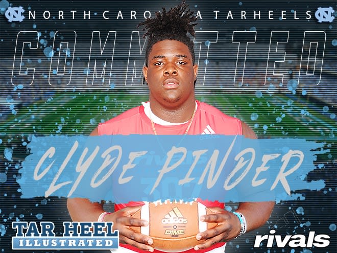 Tampa, FL, defensive tackle Clyde Pinder has decided to play college football for the Tar Heels. 