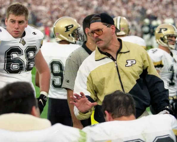 Danny Hope built one of the best offensive lines Purdue ever has seen in 2000.