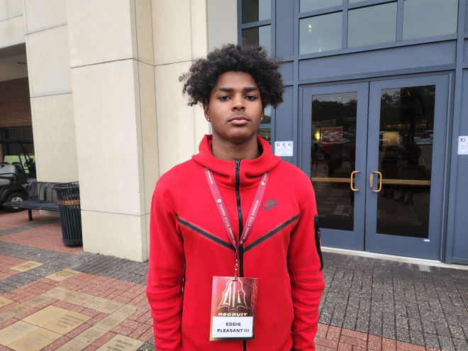 Tampa three-star cornerback Eddie Pleasant made his second visit to FSU in two weekends.