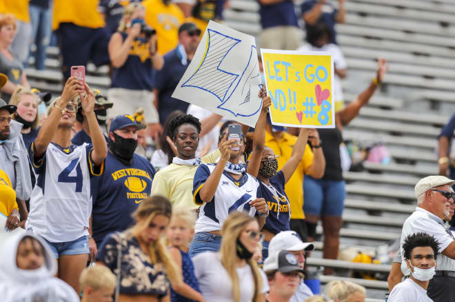 The West Virginia Mountaineers will not host fans for Baylor. 