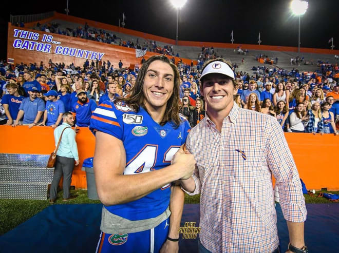 The Townsend brothers, Johnny (right) and Tommy (left), played together for two seasons at Florida.