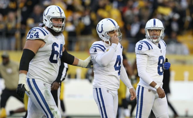 Glowinski and the Colts suffered a narrow defeat to the Steelers.
