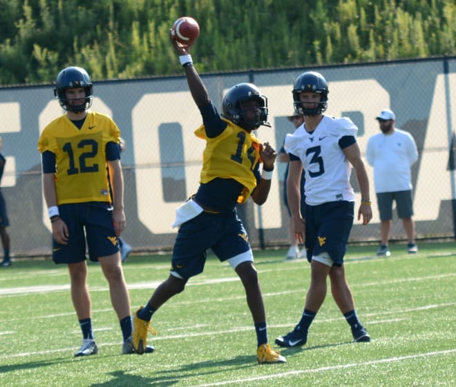 Isreal is the third quarterback for West Virginia this fall. 