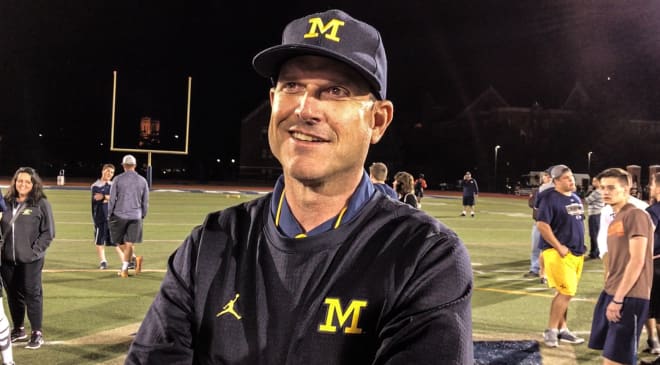 Michigan Wolverines Football: Jim Harbaugh is Shooting For The Stars On The  Recruiting Trail