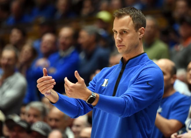 Duke coach Jon Scheyer has structured his coaching staff differently at Duke in his first season. 