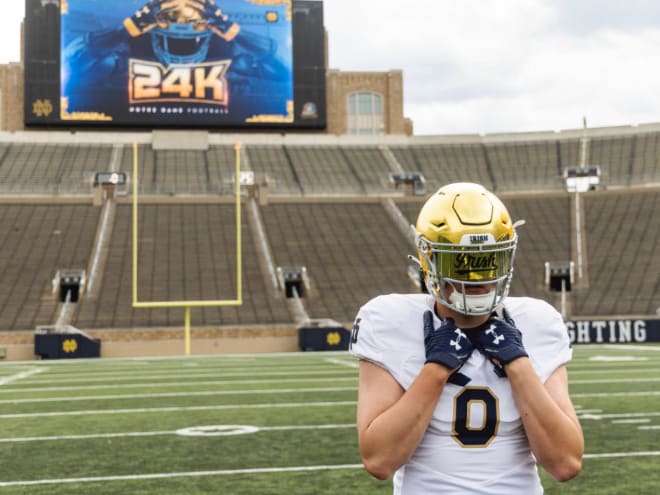 After visiting Notre Dame Tuesday, four-star tight end Nate Roberts decided it was time to shut things down. He verbally committed to the Irish Saturday.