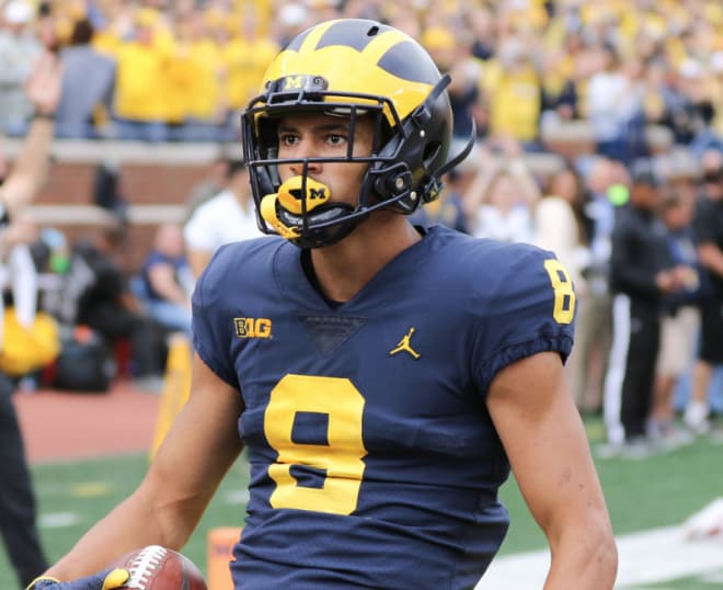 Michigan Wolverines football wideout Ronnie Bell led the Maize and Blue in receptions and receiving yards last season.