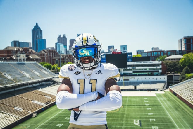 Georgia 2023 DB Kamal Bonner at Georgia Tech