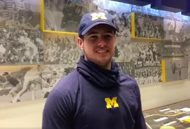 Michigan Wolverines football punter Brad Robbins overtook Will Hart for the starting job last season.