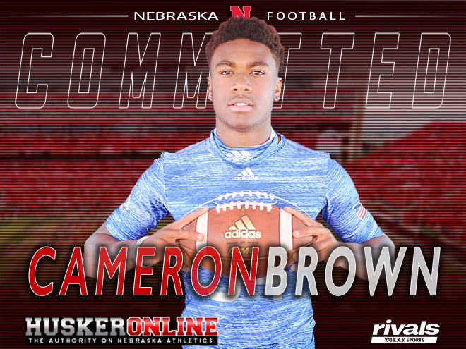 Nebraska regained the commitment of wide receiver Cameron Brown on Monday.