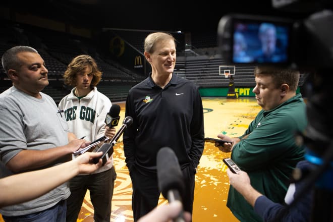 Dana Altman and players react to No. 11-seed Oregon's NCAA tournament ...