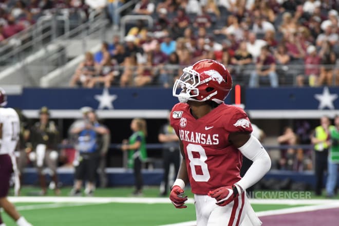 Arkansas and Texas A&M will return to AT&T Stadium next season.