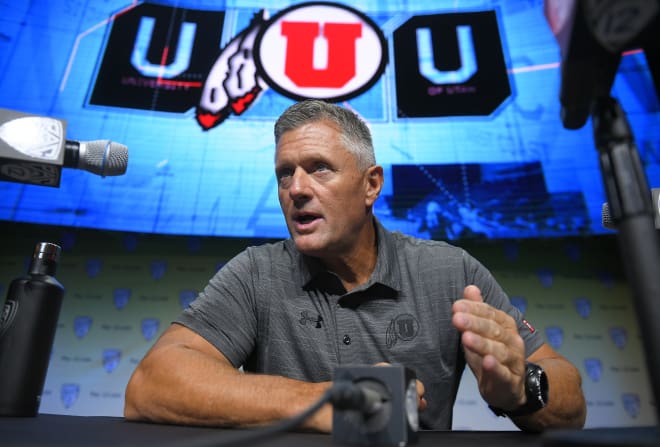Utah head coach Kyle Whittingham