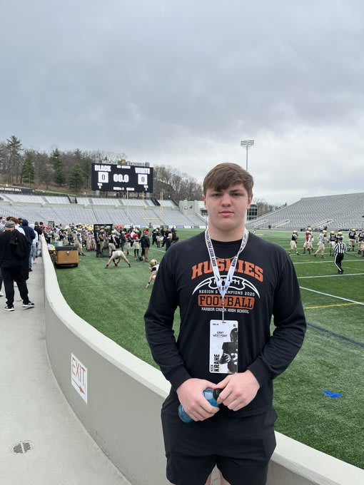 Krahe was impressed with his visit to see the West Virginia Mountaineers football program.