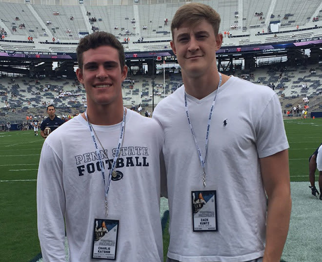 Kuntz joined close friend and PSU target Charlie Katshir for a game last season. 