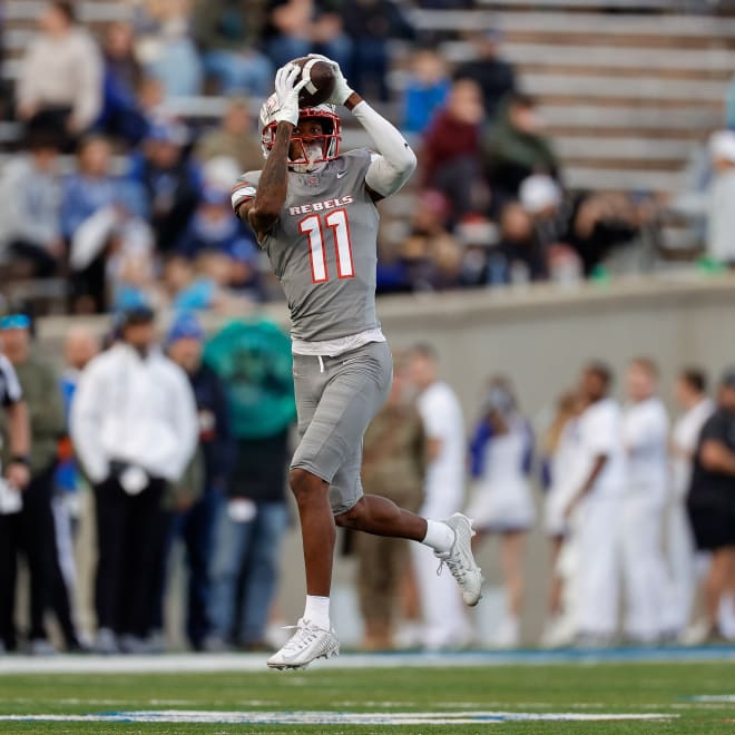 UNLV's Ricky White has four straight games of greater than 100 yards receiving.
