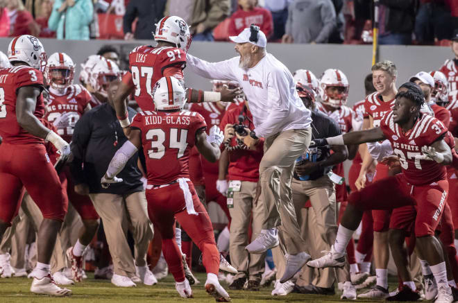 Defensive line coach Kevin Patrick and the defensive line received strong grades for its rush defense.