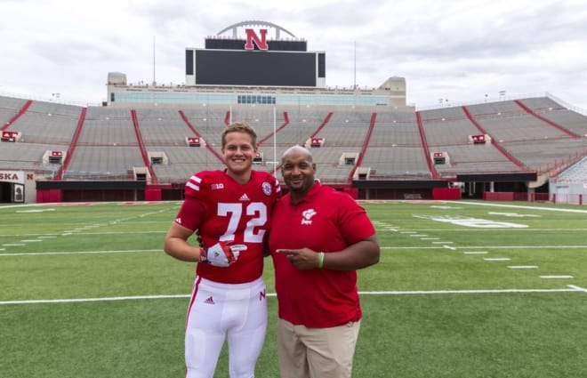 2019 offensive tackle Matthew Anderson out of Leesville, La. publicly committed to Nebraska on Friday.