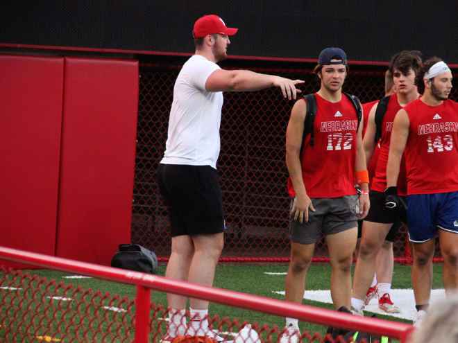 Nebraska offensive lineman Teddy Prochazka alongside his brother, 2024 Elkhorn South prospect Henry Prochazka