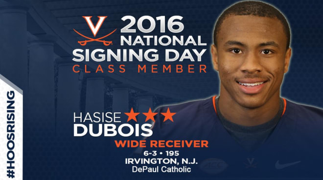 Three-star receiver Hasise Dubois, one of UVa's top signees, recaps a great official visit.