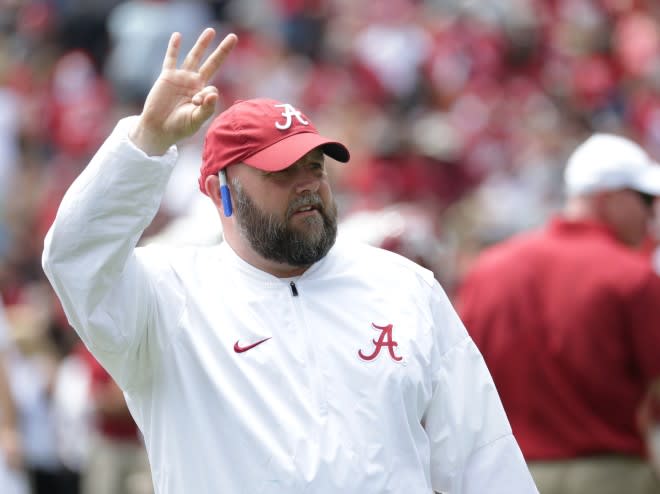 First year Offensive Coordinator Brian Daboll's offense accounted for 730-yards and 51-points during Alabama's Spring Game