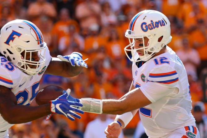 Appleby's first start as a Gator came on the road at Tennessee on Sept. 24.