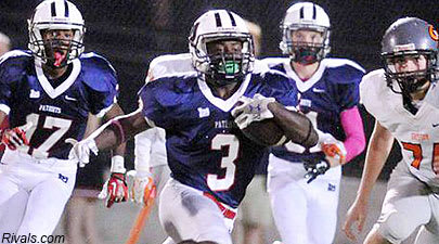 Running back Miles Strickland off to the races in high school 