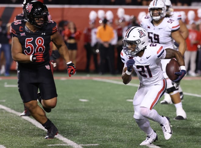 Arizona ran the ball for 161 yards against the Utah defense.