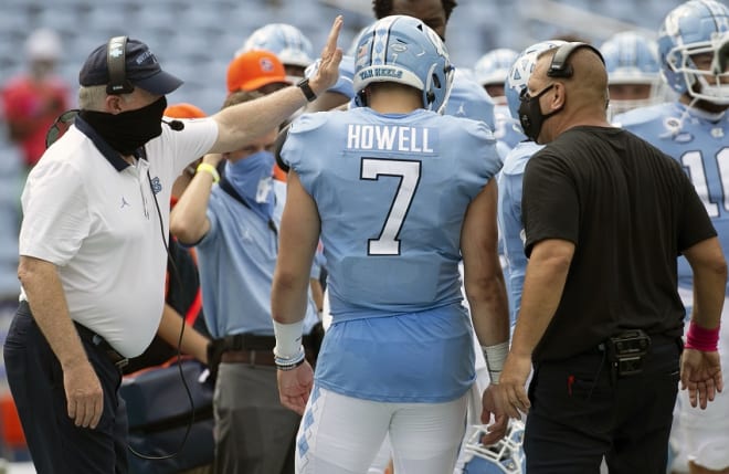 As Sam Howell enters his third year as UNC's quarterback, he's taking on a bigger role working with OC Phil Longo.