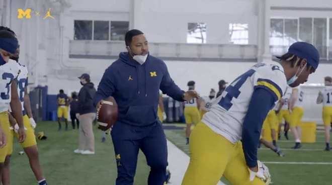 Michigan Wolverines football cornerbacks coach and co-defensive coordinator Maurice Linguist previously coached for the Dallas Cowboys.