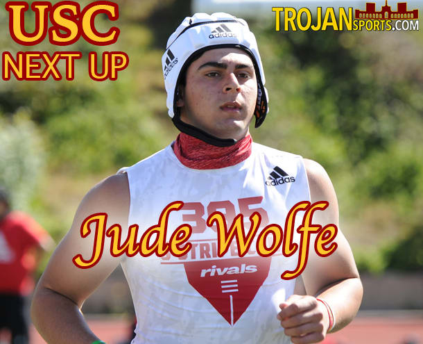 USC freshman Jude Wolfe was the No.7-ranked tight end in the 2019 recruiting class.