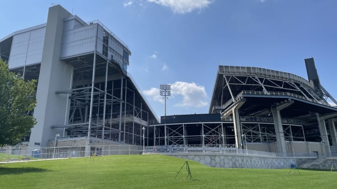 Penn State Nittany Lions football Beaver Stadium construction project.