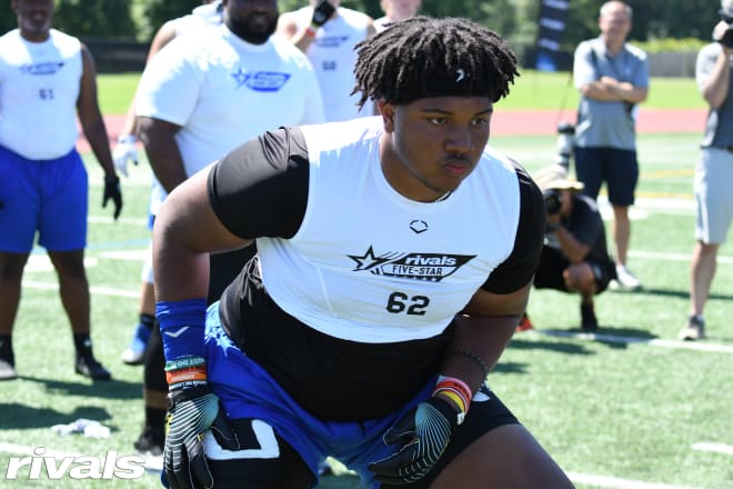 2022 offensive lineman Jacob Hood visited Athens on July 31.