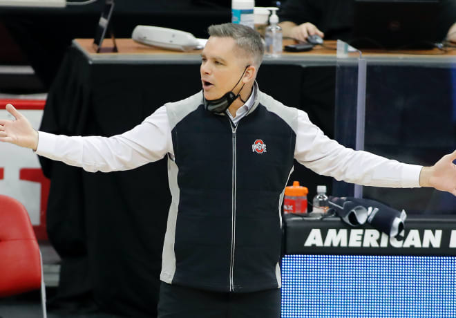 Ohio State coach Chris Holtmann and his team were beaten by Juwan Howard's Michigan Wolverines, 92-87