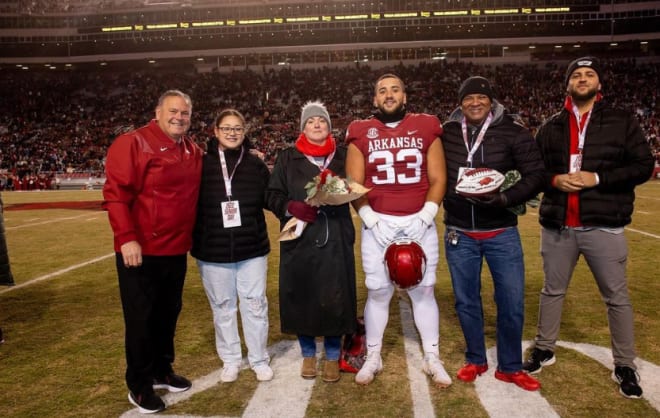 Arkansas defensive lineman Isaiah Nichols is entering the transfer portal.