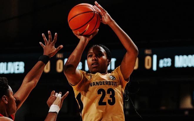 Iyana Moore's shooting pushes Vanderbilt to win. (Vanderbilt athletics)