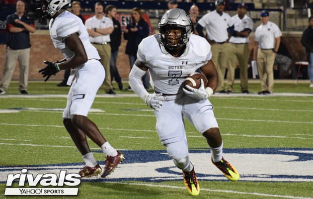 Running back Noah Cain will visit Texas on Tuesday.