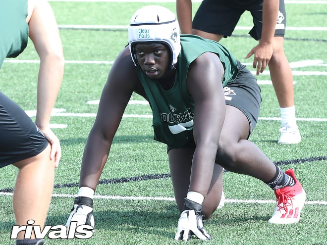 Three-star DE Serigne Tounkara was on an official visit over the weekend