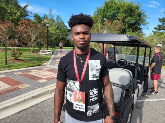 DB transfer Malik Feaster had plenty of praise for his FSU visit Thursday. 