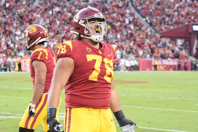 USC defensive tackle Jay Tufele was a Pac-12 First-Team All-Conference selection this season.