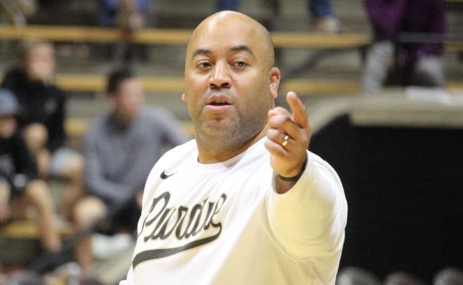 Purdue associate head coach Micah Shrewsberry