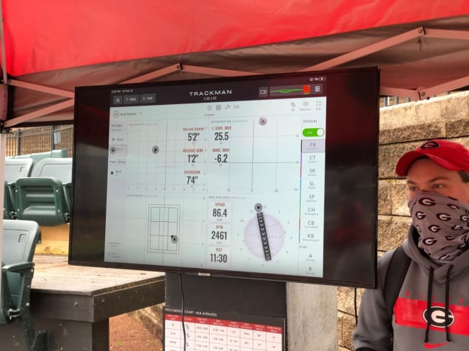 Georgia's uses of TrackMan is already paying dividends for Bulldog pitchers.