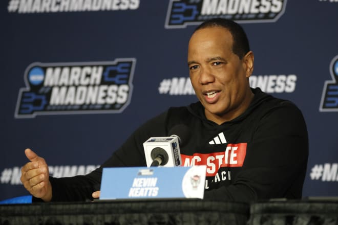 NC State coach Kevin Keatts guided the Wolfpack to 22-14 this season and in the NCAA Tournament.